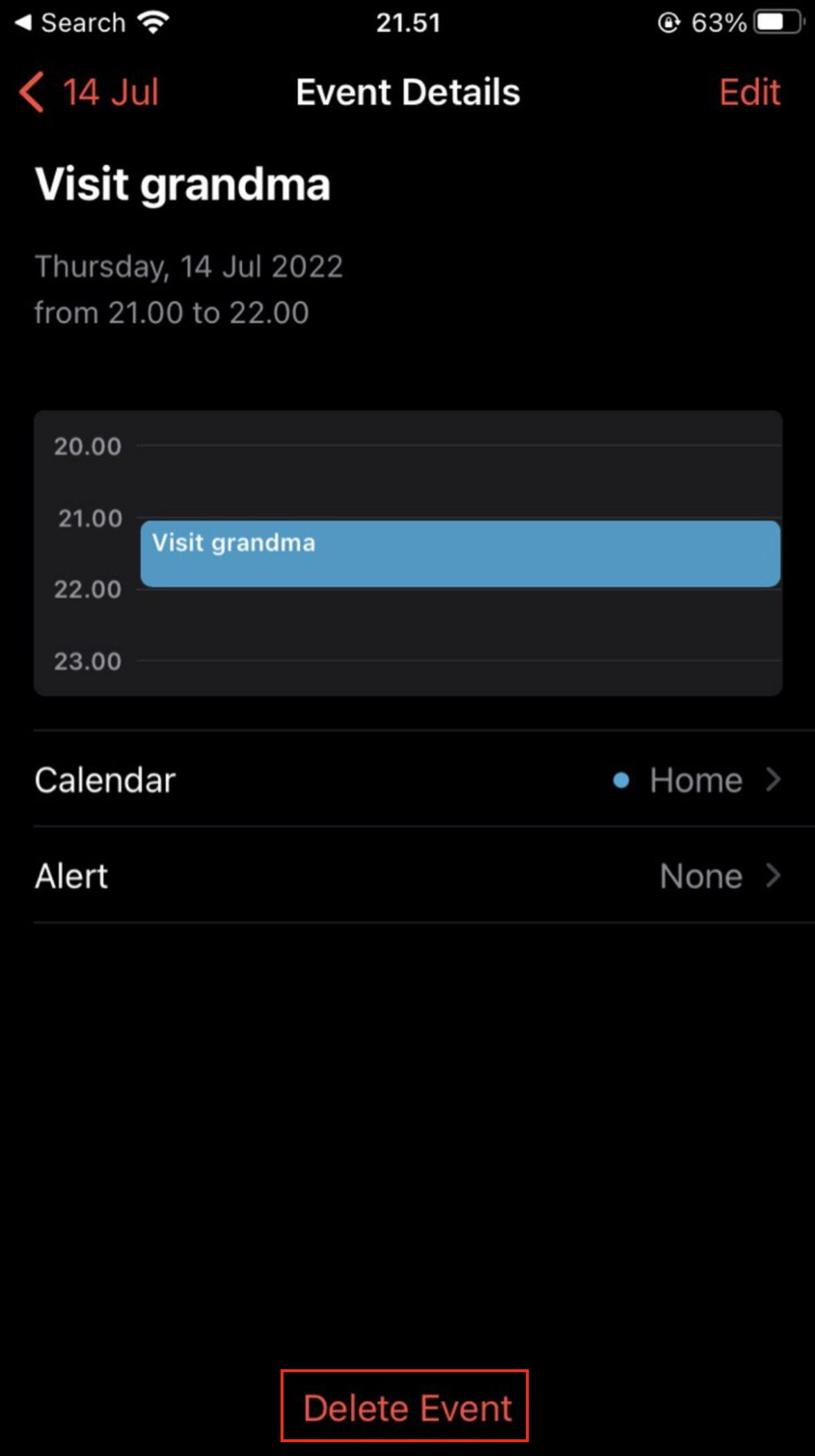 How to Delete a Calendar Event on Your iPhone