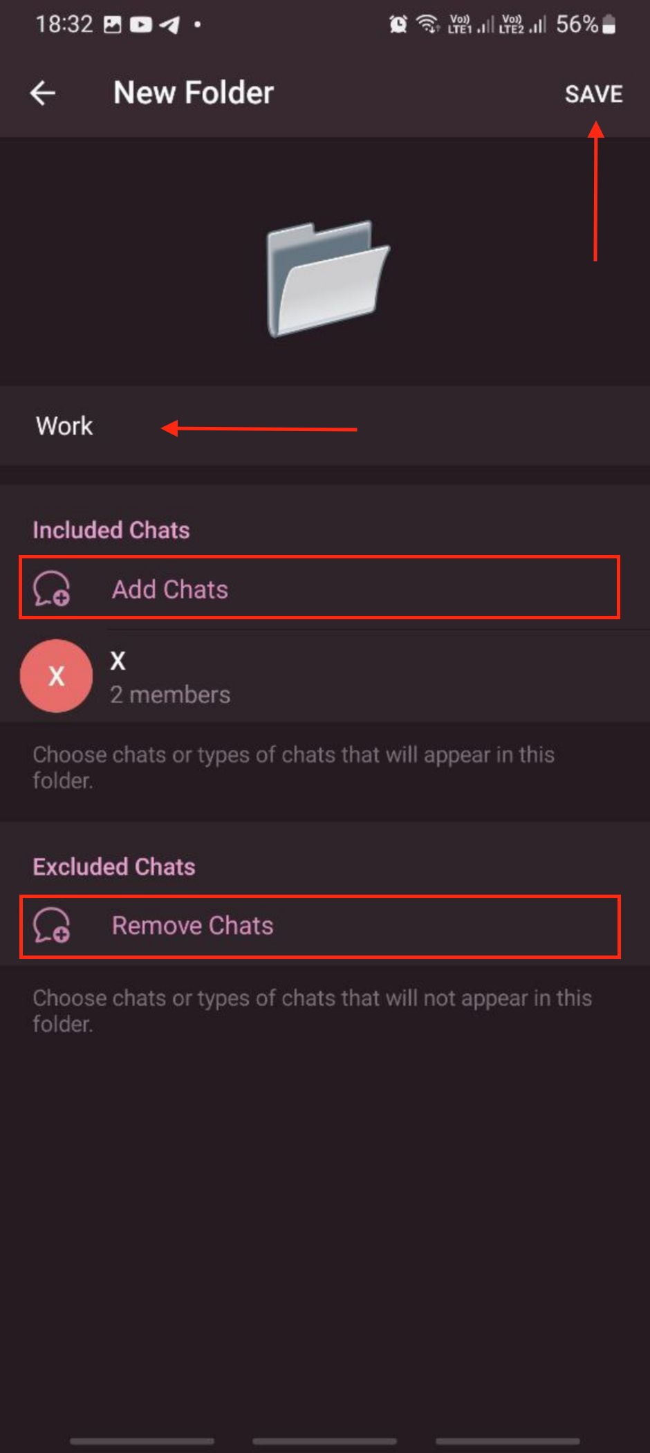 How to Enable and Make Chat Folders in Telegram for Android