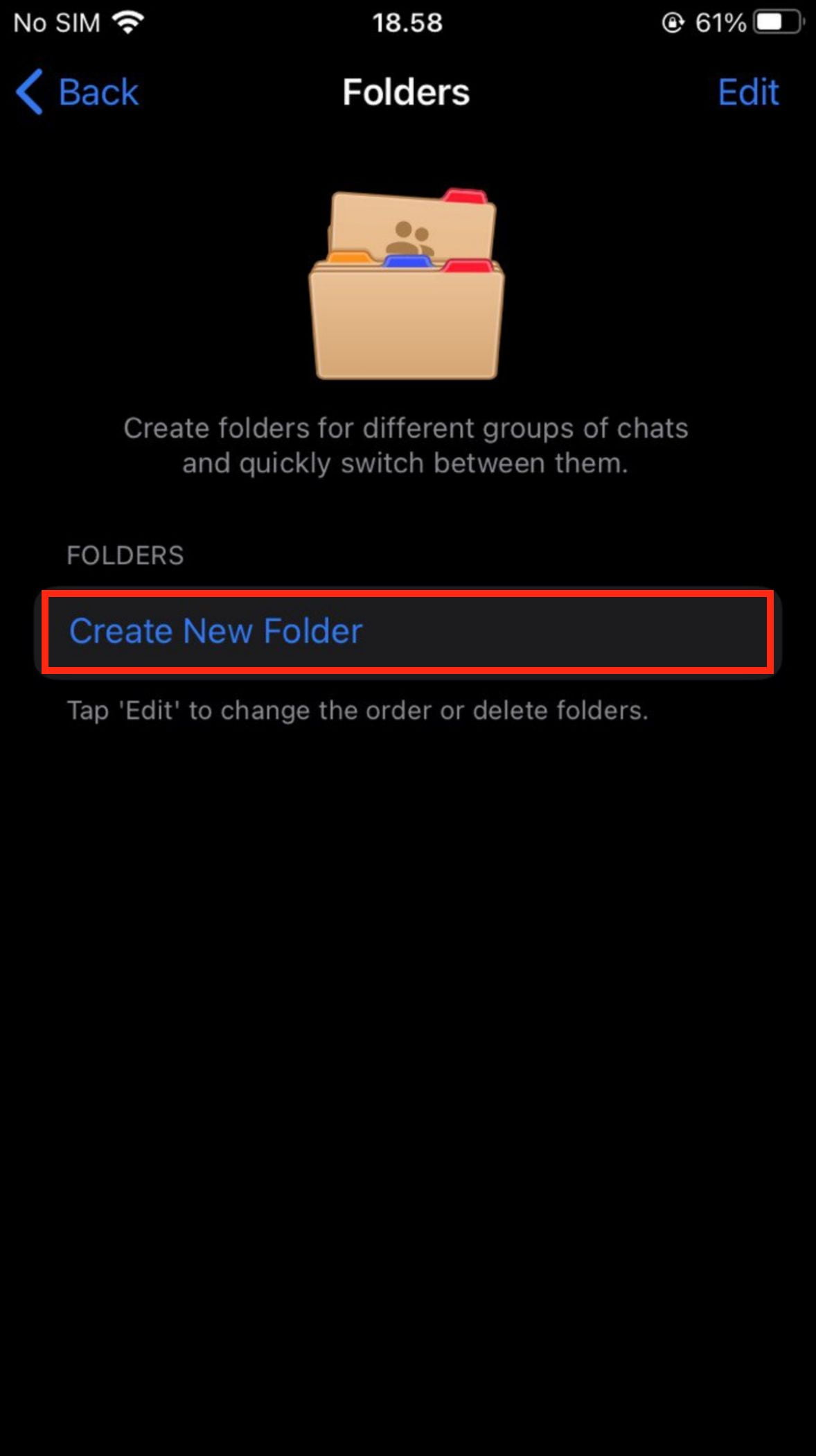 How to Enable and Make Chat Folders in Telegram for iOS