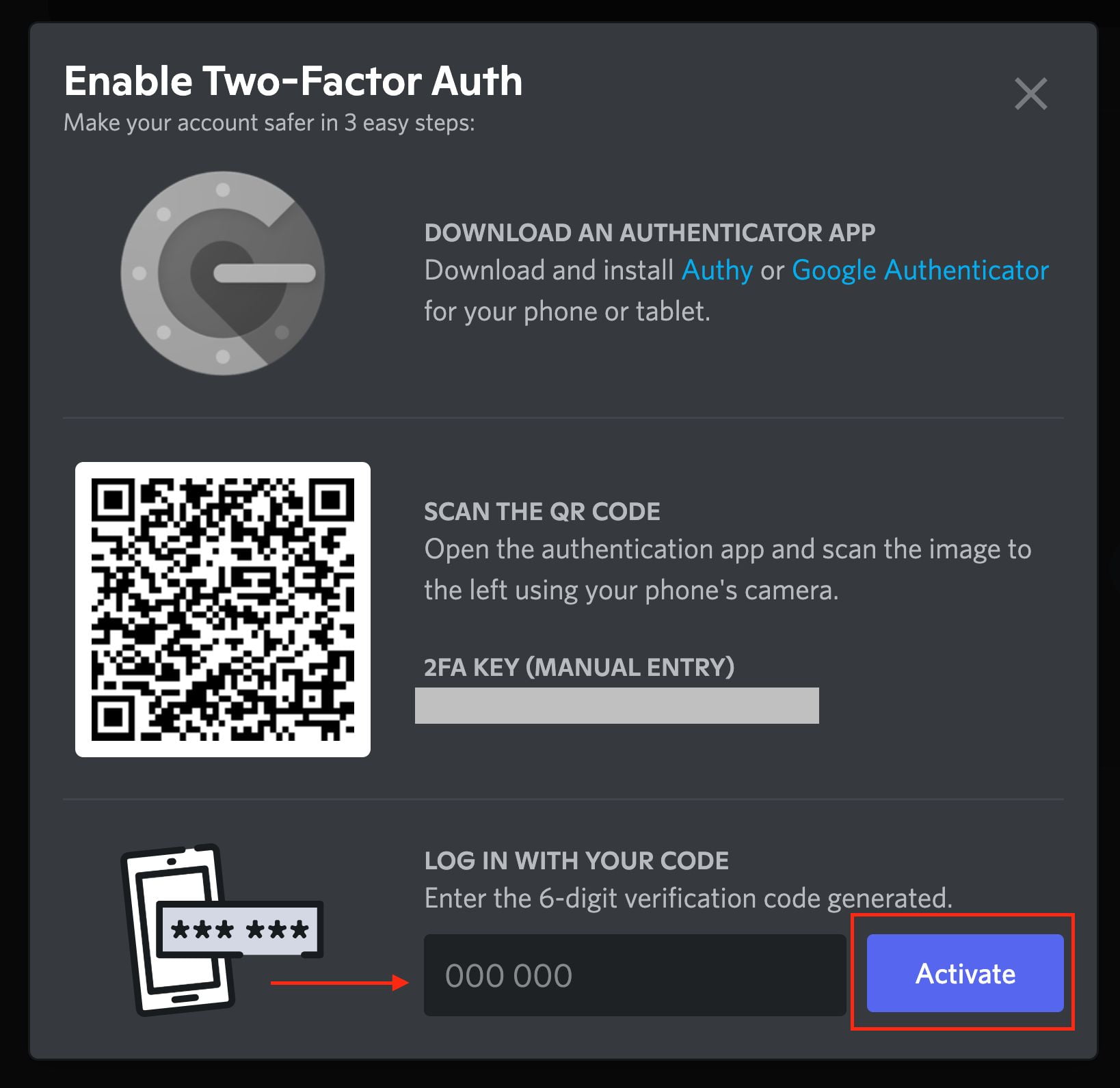 How To Set Up Two-Factor Authentication (2FA) On Discord Using Web Browser