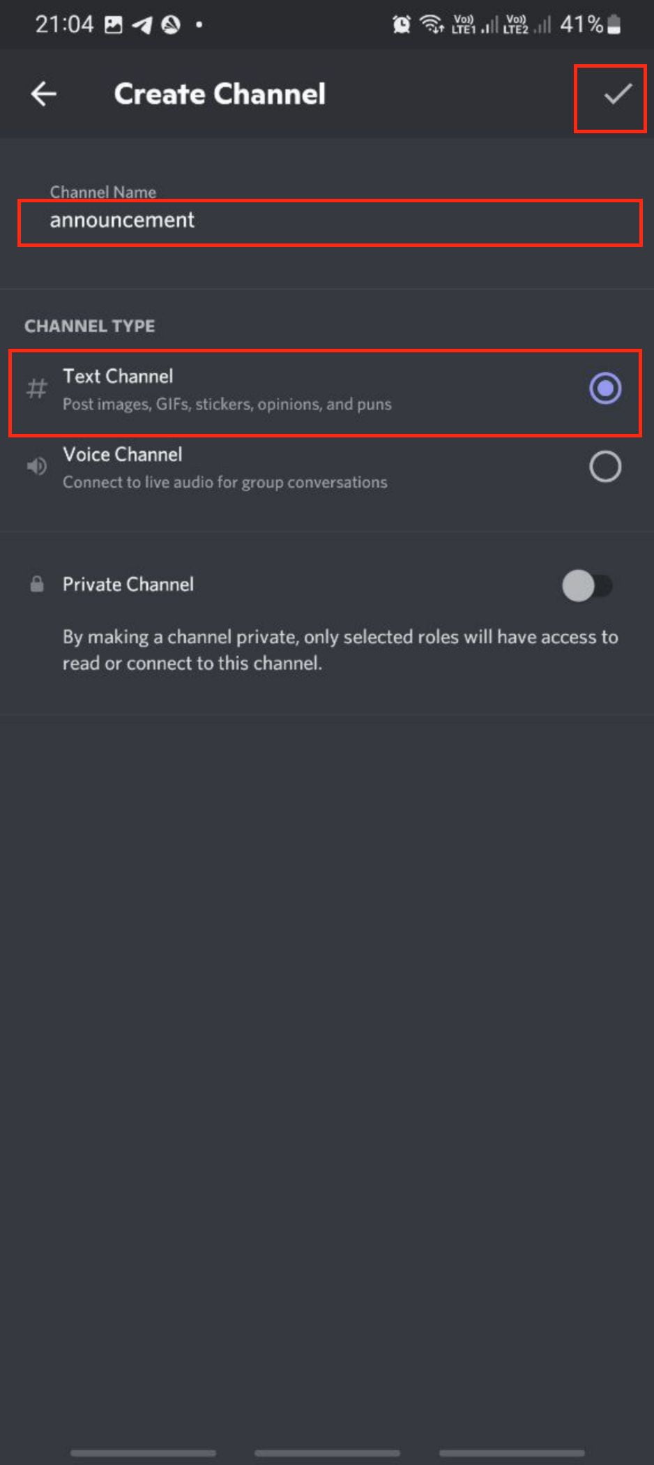 How to Change a Discord Channel Permission to Read Only from Discord for Android