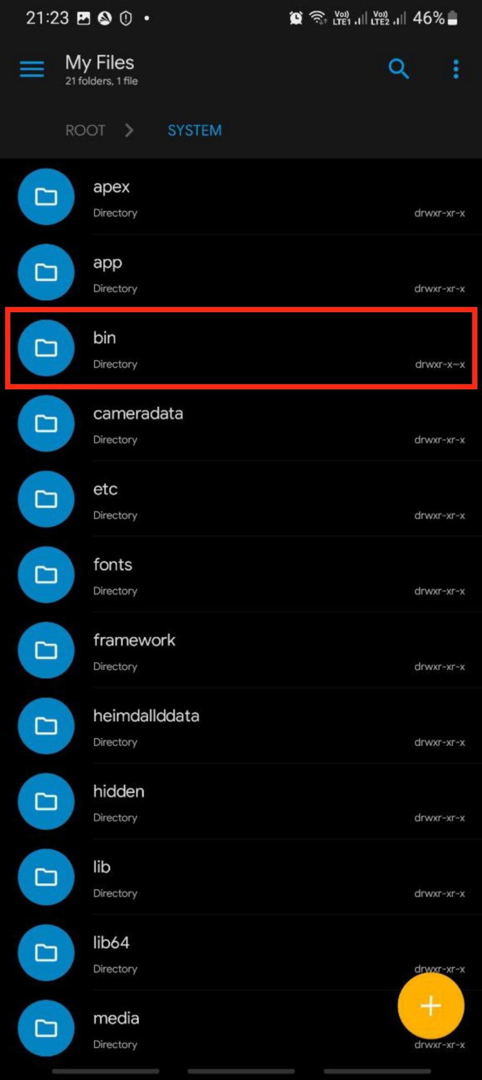 file explorer for rooted android