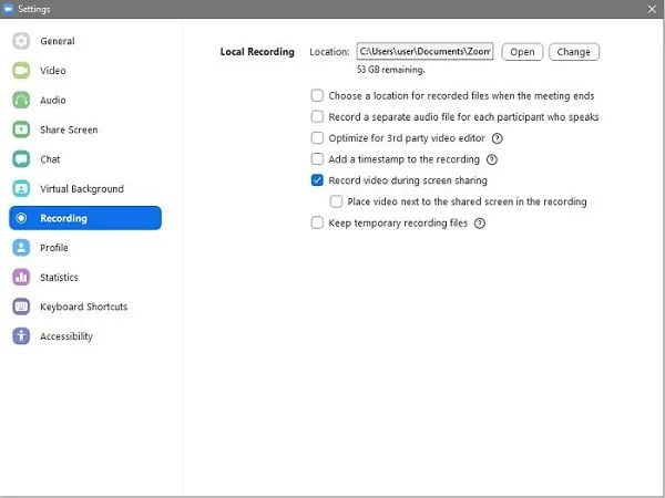 How To Record Meeting Session in Zoom for Windows 10