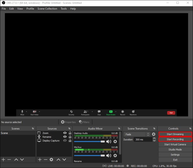 How To Record Zoom Using OBS