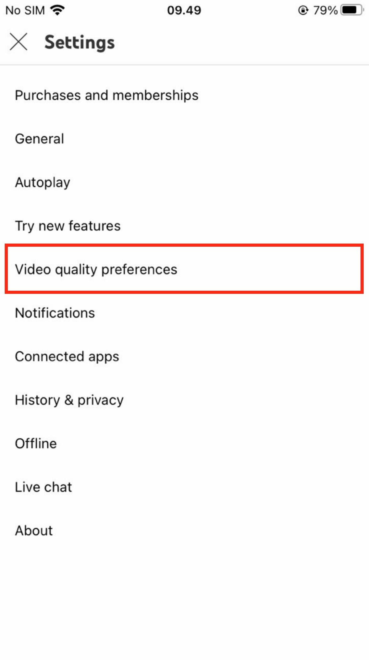 How to Change YouTube Video Quality Permanently from iPhone