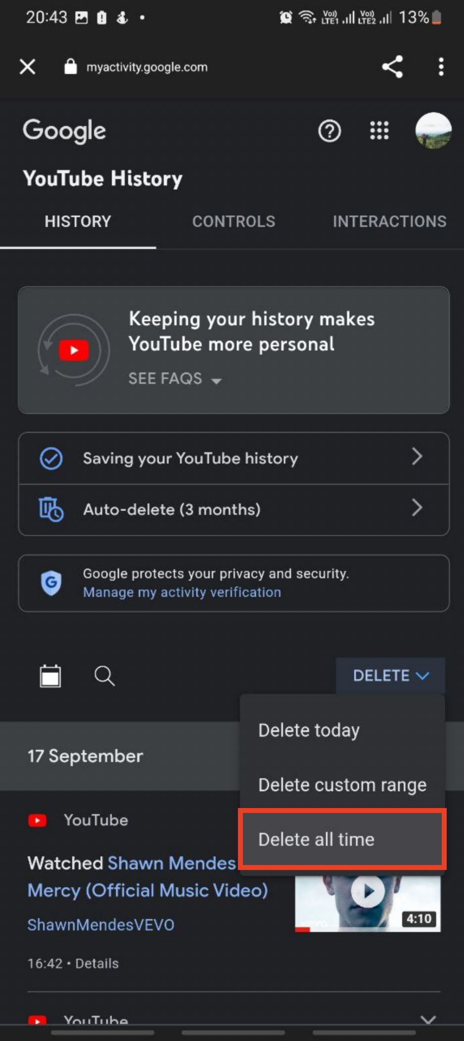 How to Reset YouTube Recommendations Using Android