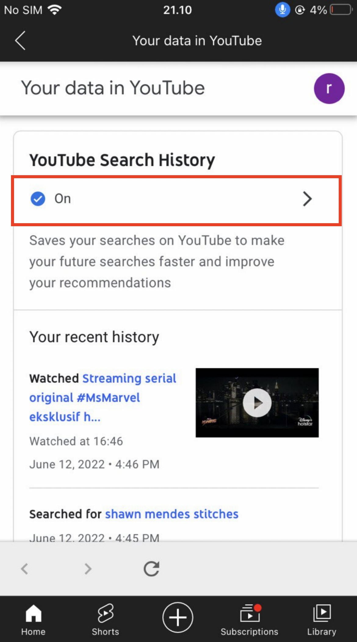 How to Reset YouTube Recommendations Using iPhone