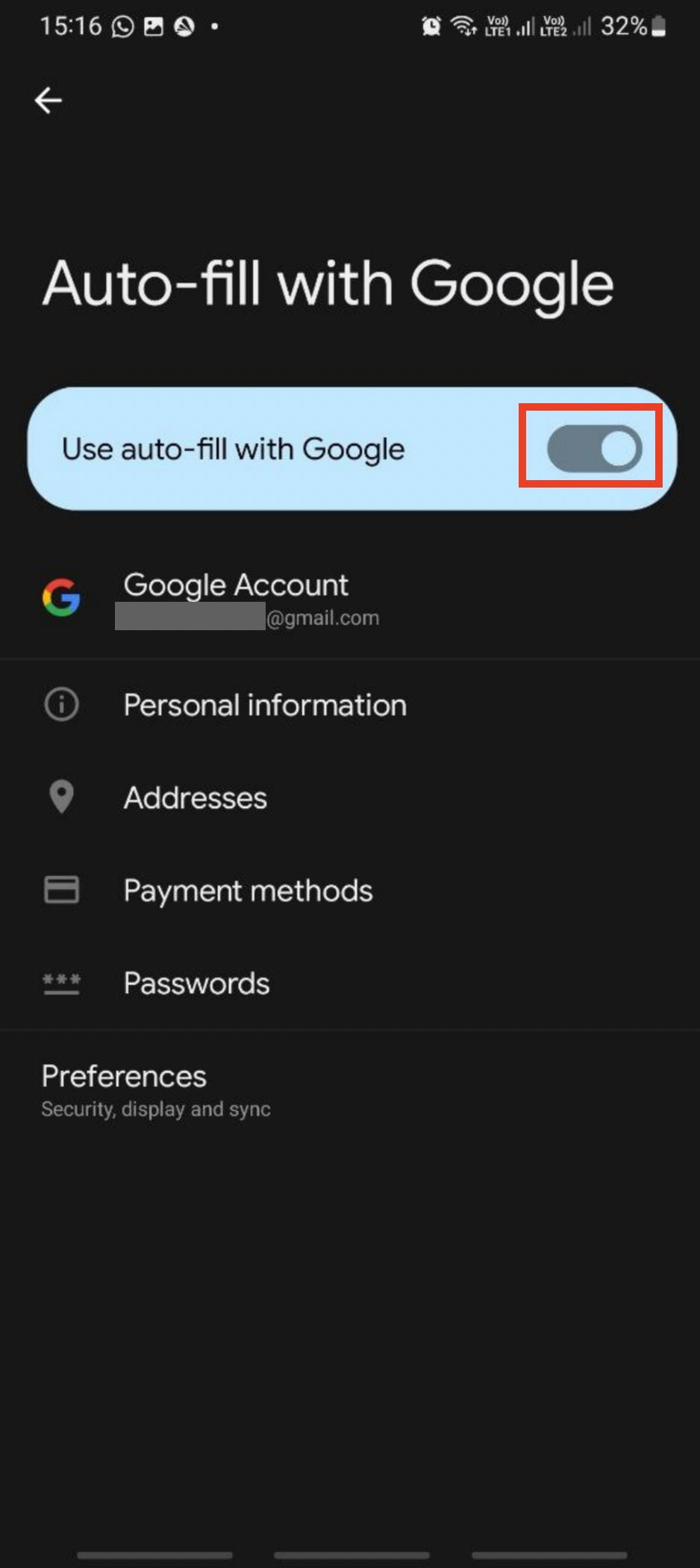 How to Disable Gmail Autofilling an Email Address