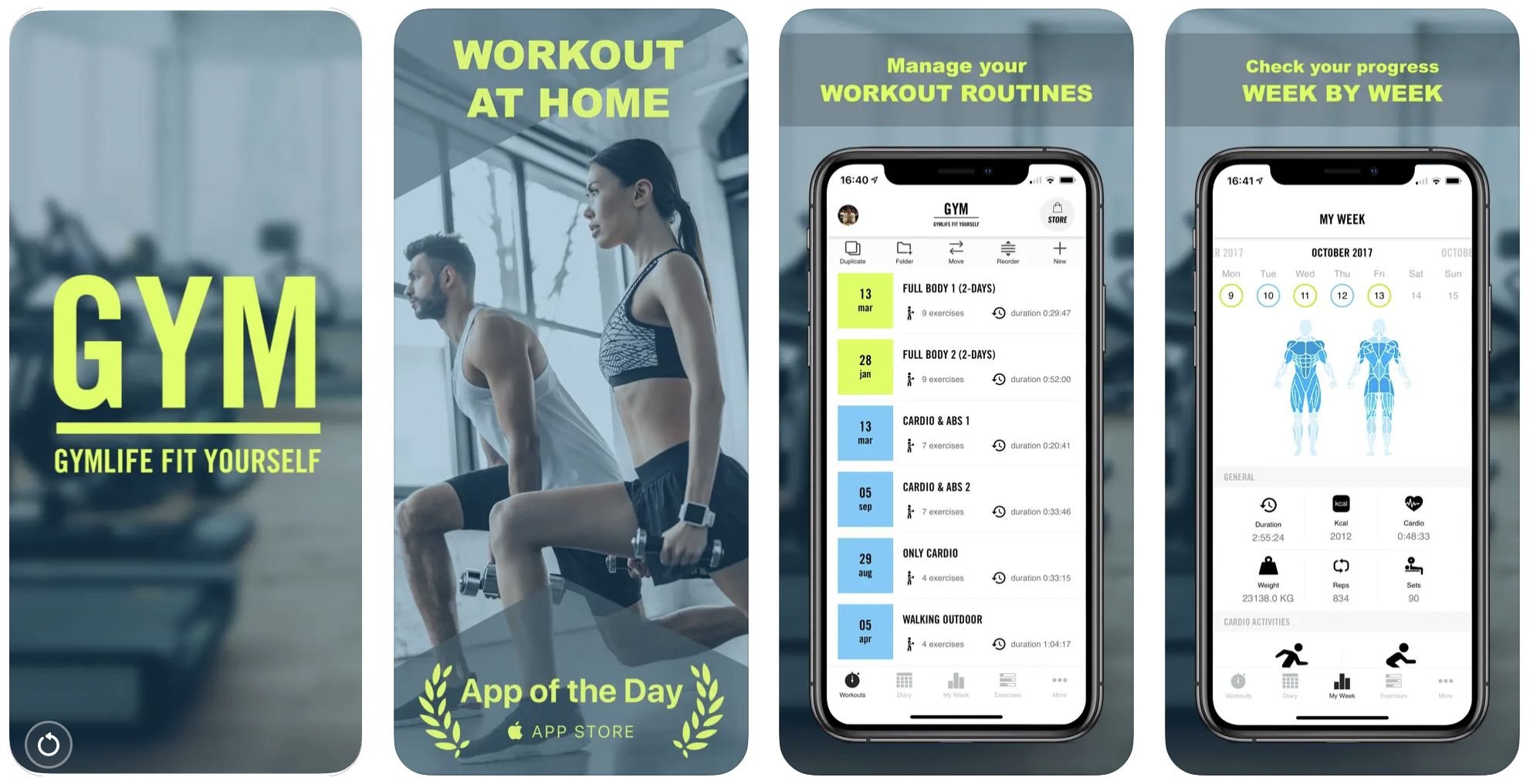 Gym Life Workout Planner