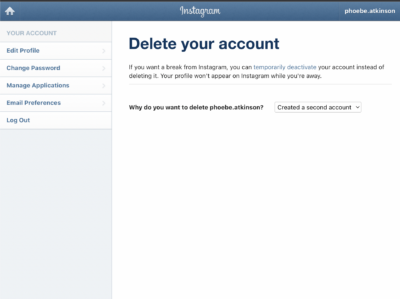 How to Permanently Delete Instagram Account