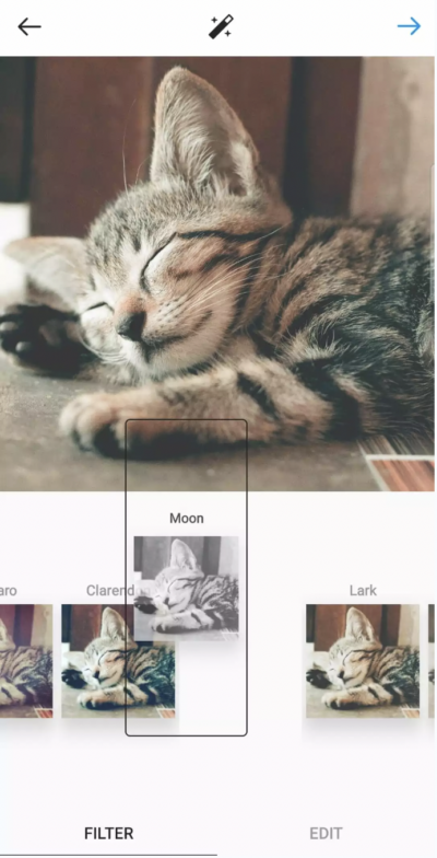 How to Rearrange Photos and Video Filter on Instagram