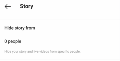 How to Hide an Instagram Story from Specific Users